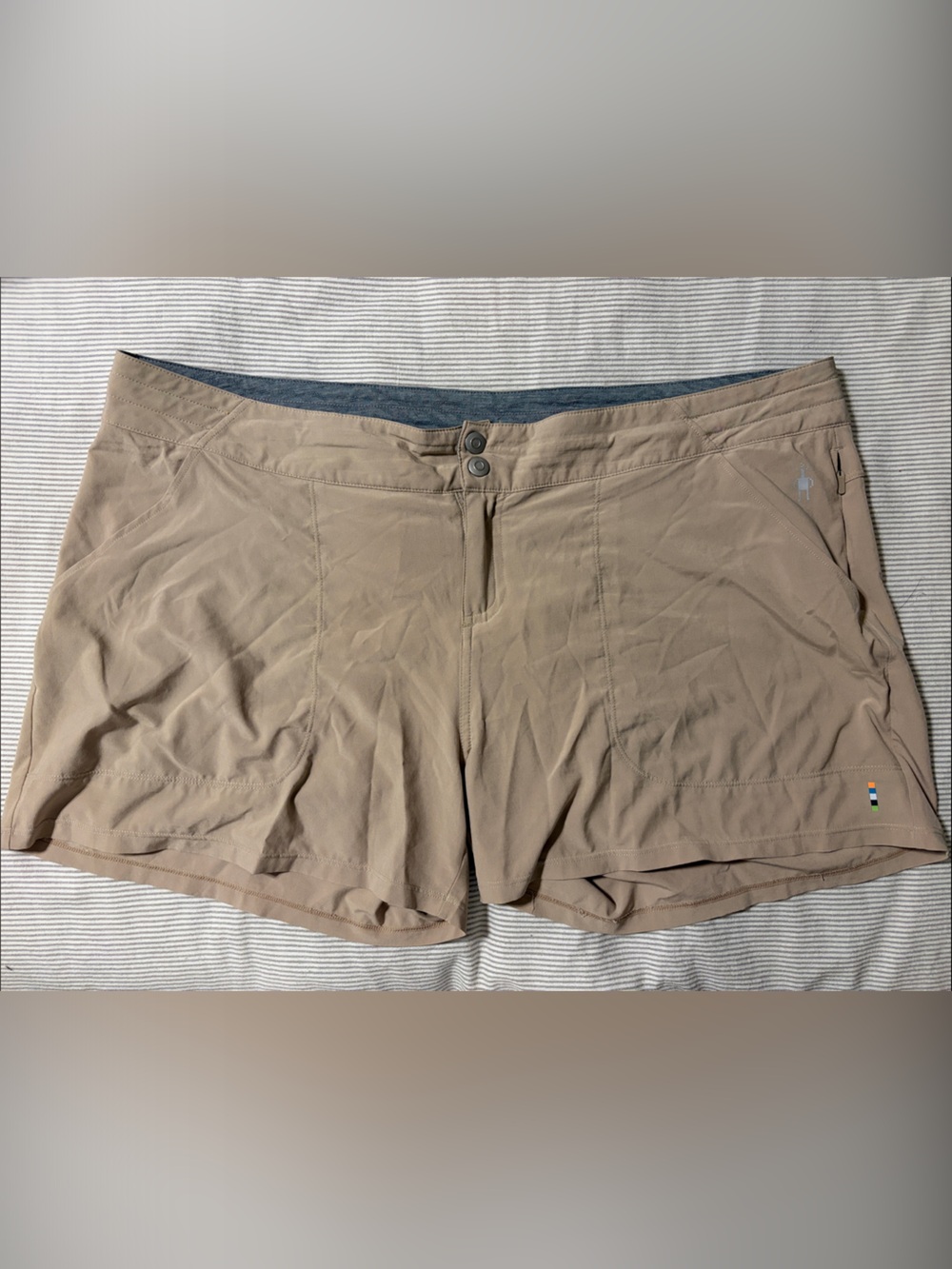 Smartwool Merino Sport Hike Shorts Dune Tan Beige XL
